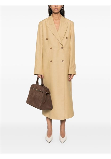 Sand beige double-breasted coat LouLou Studio - women LOULOU DE SAISON | TEMODUNE